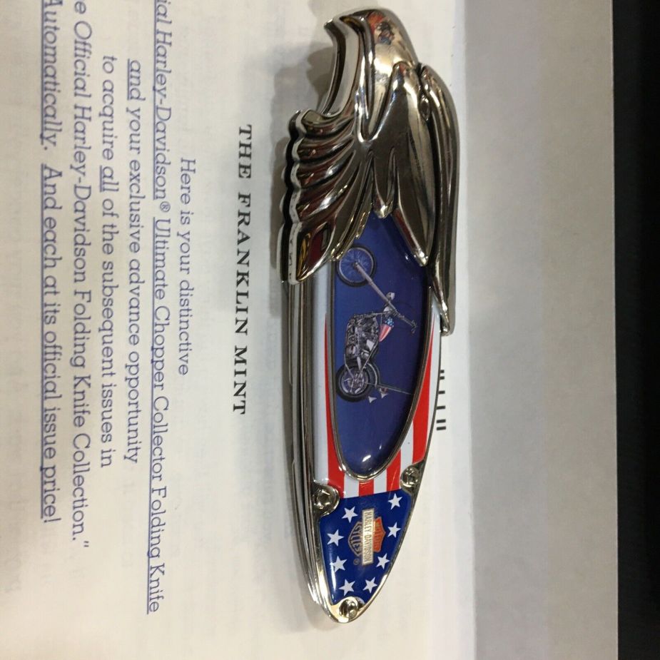 keyword: Franklin Mint Harley Davidson Ultimate Chopper collector folding knife, Franklin Mint Harley Davidson Ultimate Chopper Collector Folding Knife &#8211; A Must-Have for Harley Enthusiasts, Knobtown Cycle