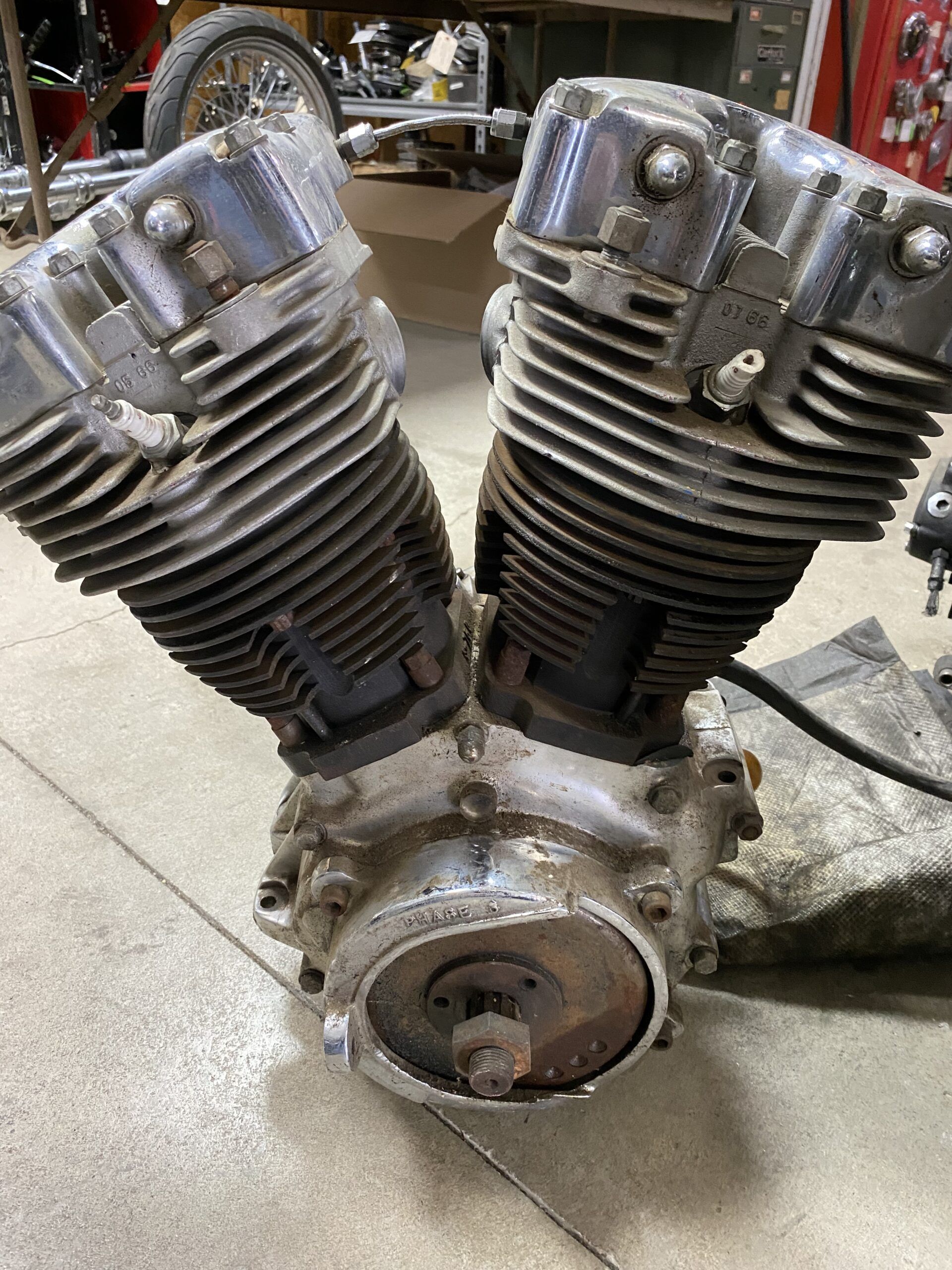 1977 Shovelhead Motor For Sale at Knobtown Cycle