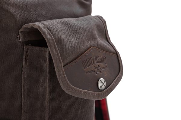 Sissy Bar Bag, Burly Brand Dark Oak Sissy Bar Bag | Wet Waxed Cotton Canvas &#038; Leather | MOLLE System | Moto Centric Zippers | Anti-Flail Snap System | 183.95, Knobtown Cycle