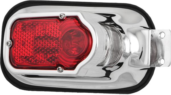 Taillights, Taillight Tombstone Stk Chrome OE#68003 47 &#8211; HARDDRIVE 191361137808 Taillights &#8211; High-Quality Replacement Part for Motorcycles, Knobtown Cycle