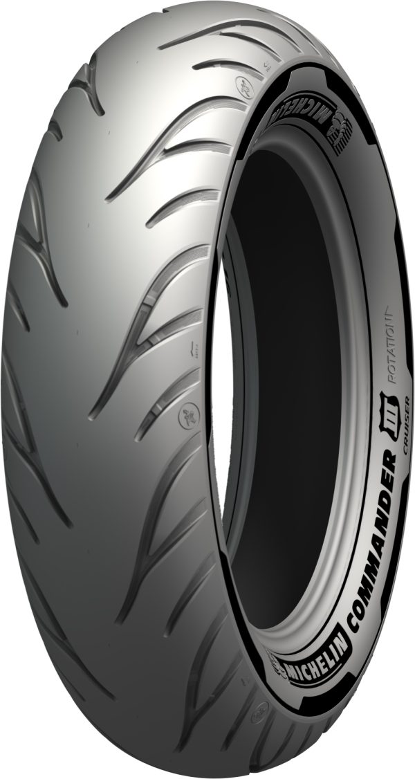 Tire Commander III Cruiser Rear 140/90B15 (76H) Bias TL/TT, MICHELIN Tire Commander III Cruiser Rear 140/90B15 (76H) Bias TL/TT &#8211; Best Wet Grip and Longevity for V-Twin Cruisers and Touring Bikes, Knobtown Cycle