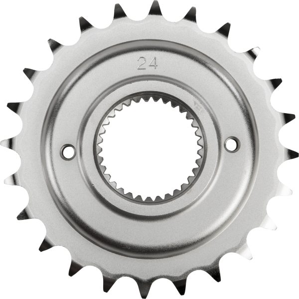 Transmission Sprocket, Transmission Sprocket 24t Big Twin 5 Speed 94 06 by HARDDRIVE &#8211; Precision Machined with Hardened Teeth for More Mileage &#8211; OE Replacement &#8211; Offset Design &#8211; 1/2&#8243; Offset &#8211; Shop Now!, Knobtown Cycle