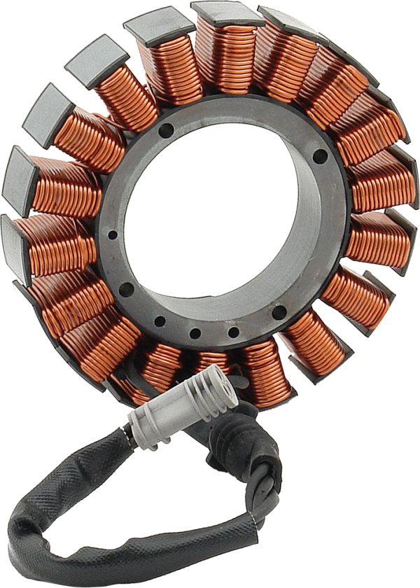 Stator 50 Amp Touring, ACCEL Stator 50 Amp Touring for Harley Davidson FLHR Road King, FLHT Electra Glide, FLHX Street Glide, FLTR Road Glide &#8211; Precision Machine Wound, Pure Copper Windings, Factory Style Connectors &#8211; Covered by Limited Lifetime Warranty, Knobtown Cycle