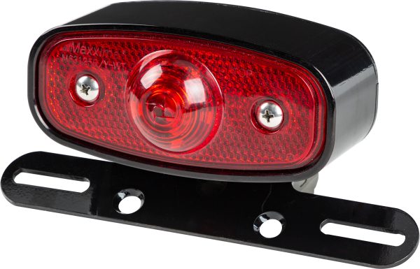 Chopper, HARDDRIVE Chopper Taillight Black LED w/License Bracket | Classic Design | Modern LED Brake Light | Made in USA | 5&#8243; x 2.25&#8243; x 2&#8243; | 191361298424, Knobtown Cycle