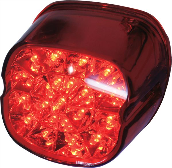 laydown led taillight, Laydown LED Taillight Red Lens for Harley Davidson Motorcycles &#8211; HARDDRIVE 191361140150 &#8211; High-Quality Replacement Tail Light for Improved Visibility, Knobtown Cycle