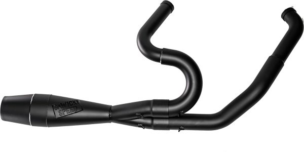 2in1 M8 Flt Shorty Cannon Black, SAWICKI 2in1 M8 Flt Shorty Cannon Black Exhaust System &#8211; Performance Headers for Harley Davidson M8 Models &#8211; Made in USA, Knobtown Cycle