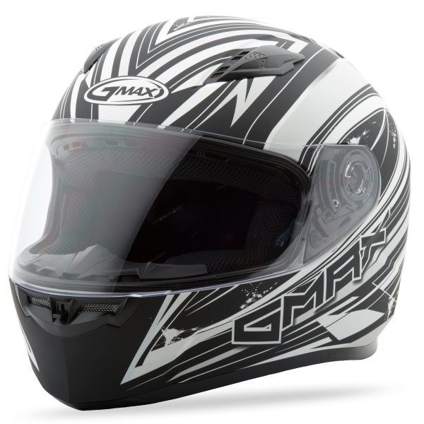 Helmet, GMAX FF-49 Full Face Warp Helmet Matte White/White 2x &#8211; Lightweight DOT Approved Helmet with COOLMAX® Interior, UV400 Resistant Shield, and Ventilation System &#8211; Ideal for Motorcycle Riders &#8211; Helmet &#8211; Full Face, Knobtown Cycle