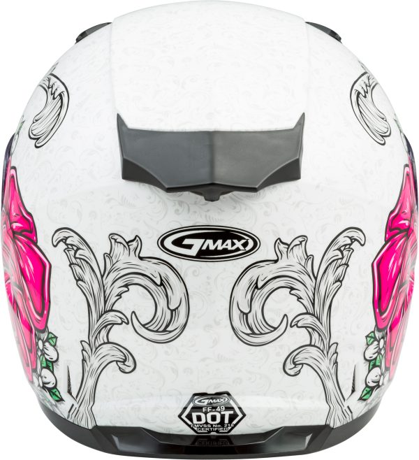 Ff 49s Full Face Yarrow Snow Helmet White/Pink Md, GMAX FF-49S Full Face Yarrow Snow Helmet White/Pink Md &#8211; DOT Approved, COOLMAX Interior, UV400 Protection &#8211; 191361072215, Knobtown Cycle