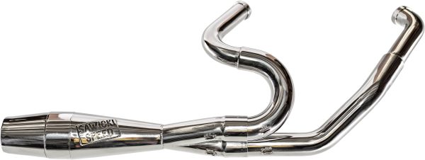 2 into 1 Exhaust, SAWICKI 2in1 M8 Flt Shorty Cannon Polished Exhaust System &#8211; Performance Headers &#8211; Stainless Steel &#8211; Made in USA &#8211; Limited Lifetime Warranty &#8211; 155 Characters, Knobtown Cycle