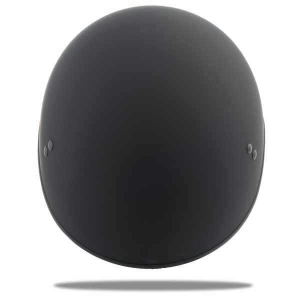 Hh 65, GMAX HH-65 Half Helmet Naked Matte Black LG | DOT Approved Helmet with COOLMAX Interior | Removable Sun Shields and Neck Curtain | Intercom Compatible | Lightweight and Ventilated | Motorcycle Half Helmet, Knobtown Cycle