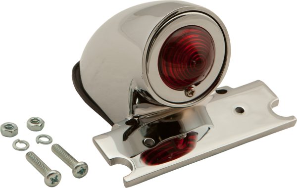Sparto, Sparto Taillight Chrome &#8211; Classic HARDDRIVE Custom Tail Light for Taillights &#8211; 191361166754, Knobtown Cycle