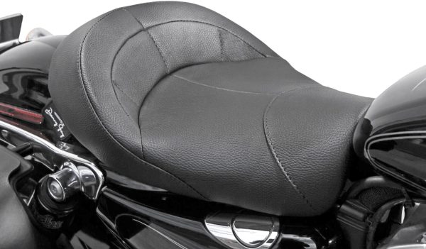 Bigistair, Danny Gray Bigistair Solo Vinyl Xl 04 21 Seat for Harley Davidson XL Models | IST Technology for Comfort | Stress Relief Design | Made in USA | Solo Seat, Knobtown Cycle