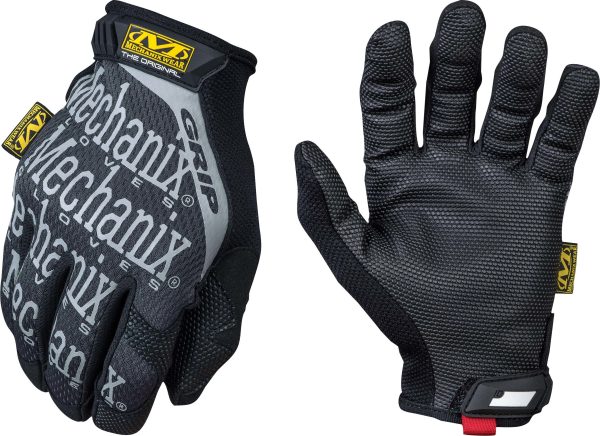 Glove Original Grip X, MECHANIX 781513609873 Original Grip X Glove &#8211; Heat Resistant Clarino Palm &#8211; Anatomical Design &#8211; PVC Coated for Maximum Grip &#8211; 0.5mm Thickness &#8211; Gloves, Knobtown Cycle