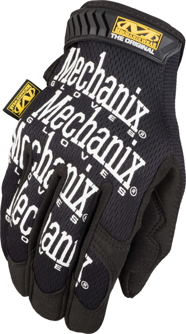 Glove, MECHANIX Glove Black S 781513100134 | Heat-Resistant Clarino Palm | Anatomical Design | PVC Coated Palm | Grip Gloves | Gloves for Heat and Cold | 0.5mm Clarino | Wide Elastic Wrist Band | Durable Gloves, Knobtown Cycle