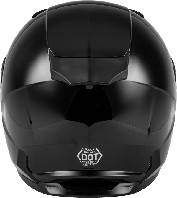 Helmet, GMAX FF-49 Full Face Helmet Black Small | Lightweight DOT Approved Helmet with COOLMAX® Interior, UV400 Protection Shield, and Ventilation System | Intercom Compatible | 191361037955, Knobtown Cycle