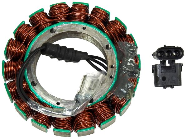 Stator, Stator 40 Amp Compu Fire 3 Phase System Evo for Harley Davidson FLH Electra Glide, Road King, Softail, Dyna, and FLT Models &#8211; 694342547981 &#8211; COMPUFIRE &#8211; $230.95 &#8211; High Output Voltage Regulator &#8211; Made in USA &#8211; Not for EFI Applications, Knobtown Cycle