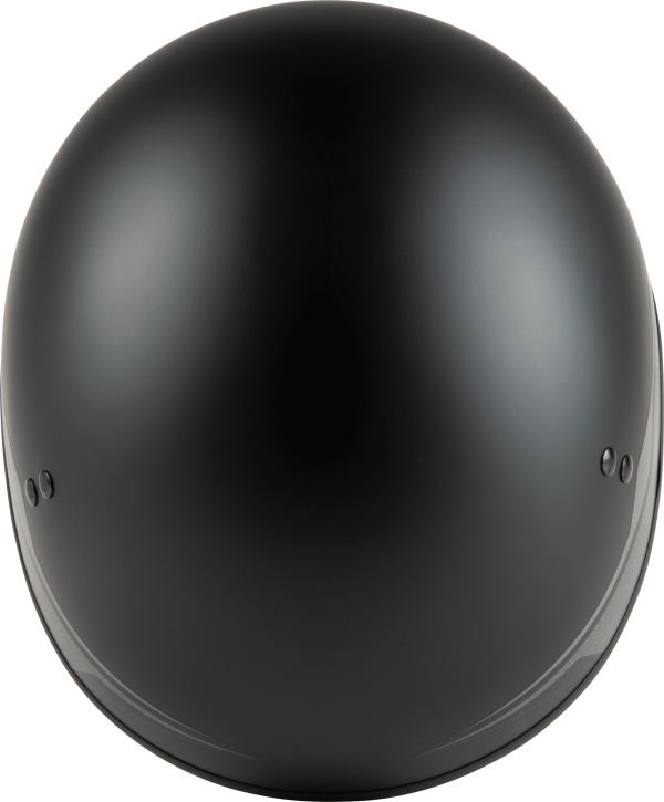Hh 65 Half Helmet, GMAX HH-65 Half Helmet Source Naked Matte Black/Silver XL &#8211; DOT Approved, COOLMAX Interior, Dual-Density EPS Technology &#8211; Intercom Compatible, Knobtown Cycle