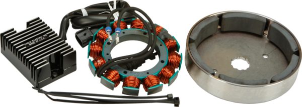 Alternator Kit, Cycle Electric Alternator Kit Big Twin 70-98 Pass Thru | 459.29 | Better Low Speed Output | Durable System | 100% American Made | Fits Various Harley Davidson Models | 2-Year Guarantee | Alternators, Knobtown Cycle