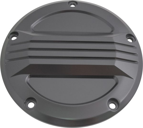 Derby Cover, Derby Cover Black Twin Cams 99-17 | HARDDRIVE 191361279003 | Ideal Replacement for Harley Davidson FLHT, FLHR, FLST, FXD, FXST, FLTR, FXDWG, FXDX, FXSTS | Mounting Hardware Included | Die Cast Aluminum | 155-characters, Knobtown Cycle
