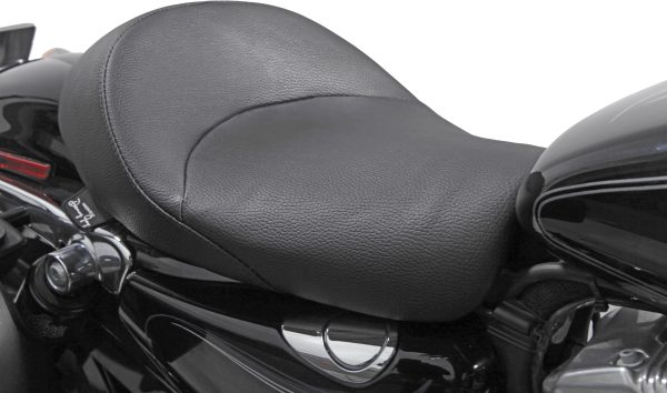 Bigist, Danny Gray Bigist Solo Vinyl XL 04 18 Seat for Harley Davidson XL Models | IST Technology | Reduce Vibration &#038; Shock | Made in USA, Knobtown Cycle