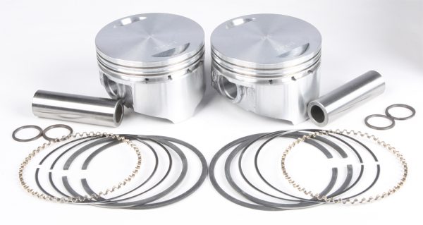Cast Pistons, Cast Pistons Twin Cam 88ci 8.8:1 .005 for Harley Davidson FLH Electra Glide &#8211; KB PISTONS 800745067692, Knobtown Cycle