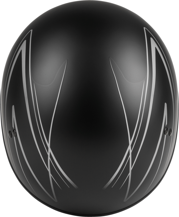 Hh 65 Half Helmet, GMAX HH-65 Half Helmet Torque Naked Matte Black/Silver XL | DOT Approved, COOLMAX Interior, Dual-Density EPS Technology | Intercom Compatible | Motorcycle Helmet &#8211; Half Helmets, Knobtown Cycle