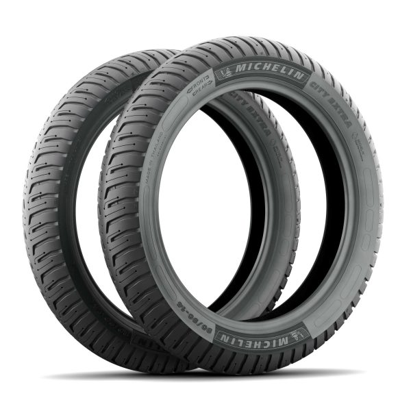 Tire Reinf City Extra Front/Rear 3.00 10 50j Tl, MICHELIN Tire Reinf City Extra Front/Rear 3.00 10 50j Tl &#8211; 86699795182 &#8211; Motorcycle Tire, Knobtown Cycle