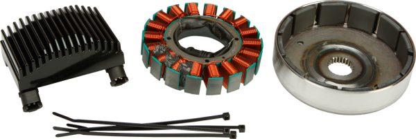 Alternator Kit Dyna 12 17, Cycle Electric Alternator Kit Dyna 12 17 | 608.79 | Better Low Speed Output | Durable &#038; American Made | Fits 2012-2017 Harley Davidson Dyna Models | Alternators, Knobtown Cycle