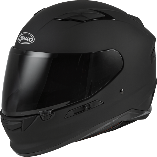 Helmet, GMAX FF-98 Full Face Helmet Matte Black LG | ECE/DOT Approved, LED Rear Light, Quick Release Shield | Lightweight Poly Alloy Shell | SpaSoft Interior | UV400 Shield | Breath Deflector | Intercom Compatible, Knobtown Cycle