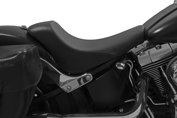 Weekday, Danny Gray Weekday Solo Seat for 2006-2017 Harley-Davidson FXST FLSTF FLSTFB &#8211; IST Seating Technology &#8211; Low Profile Comfort &#8211; Made in USA &#8211; $275.99, Knobtown Cycle