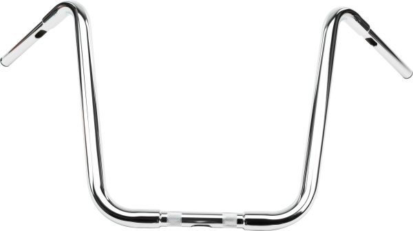 18 inch, 18&#8243; Chrome Ape Hangers 1&#8243; Thru Clamp Tbw | Dimpled &#038; Drilled | Gloss Black or Chrome Finish | Fits Harley Models | HARDDRIVE 191361263323, Knobtown Cycle