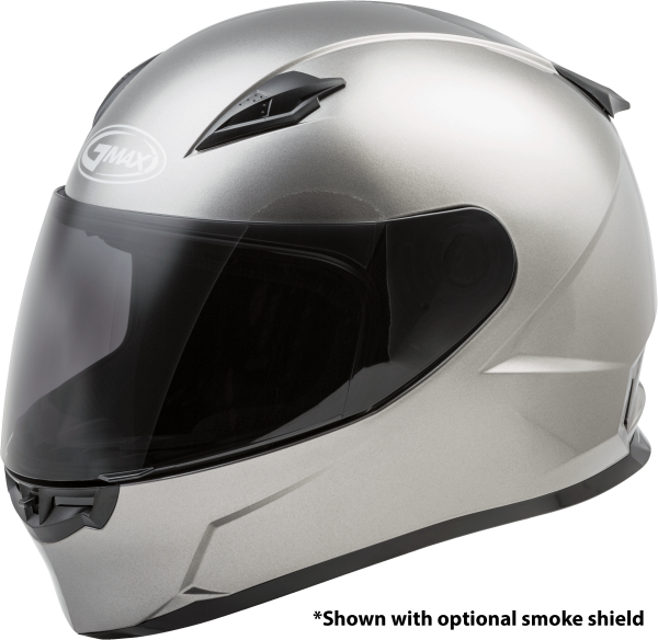 Helmet, GMAX FF-49 Full Face Helmet Titanium LG | Lightweight DOT Approved Helmet with COOLMAX® Interior &#038; UV400 Protection | Intercom Compatible | 191361070648, Knobtown Cycle