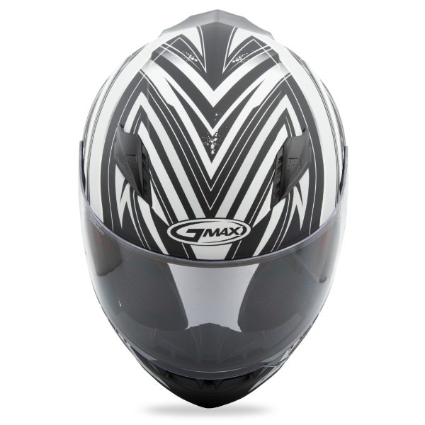 Helmet, GMAX FF-49 Full Face Warp Helmet Matte White/White XL &#8211; Lightweight DOT Approved Helmet with COOLMAX® Interior, UV400 Resistant Shield, and Ventilation System &#8211; Ideal for Motorcycle Riders, Knobtown Cycle
