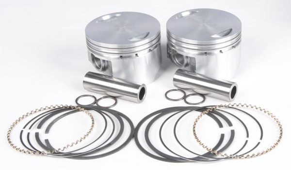 Cast Pistons, Cast Pistons Twin Cam 88ci 8.8:1 .010 for Harley Davidson FLH Electra Glide &#8211; KB PISTONS 800745067715, Knobtown Cycle
