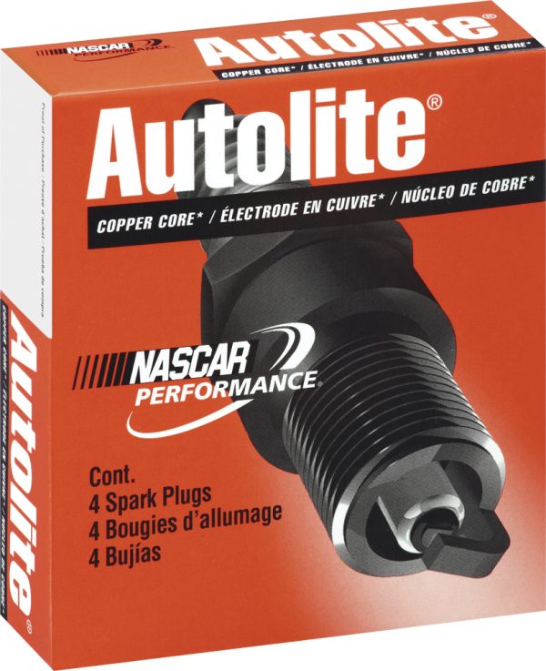 Spark Plug 4265/4 Copper, Autolite 4265/4 Copper Spark Plug for Harley Davidson FLH Electra Glide, FLHR Road King, FLST Softail, FXD Dyna Super Glide, and Kawasaki ZN1300 Voyager &#8211; Gas-Tight Seal, Multi-Rib Insulator &#8211; Pack of 4, Knobtown Cycle