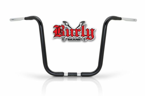 Gorilla, Gorilla 16&#8243; Apehangers 1.25&#8243; Black for Harley Davidson FLH Electra Glide &#8211; BURLY BRAND &#8211; $218.95 &#8211; Height: 13&#8243; Width: 38.25&#8243; &#8211; Pull Back: 5.5&#8243; &#8211; Center Width: 11.5&#8243; &#8211; Tube Diameter: 1.25&#8243; &#8211; Made in USA &#8211; Fits 1955-2017 Harley Davidson Models, Knobtown Cycle