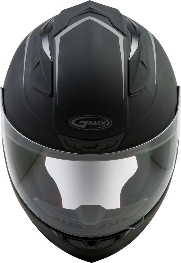 Helmet, GMAX FF-88 Full Face Precept Helmet Matte Black/Grey 3x | ECE/DOT Approved, SpaSoft™ Interior, Lightweight Shell | Intercom Compatible | UV400 Protection | Breath Deflector | Chin Curtain | GMAX Helmet, Knobtown Cycle