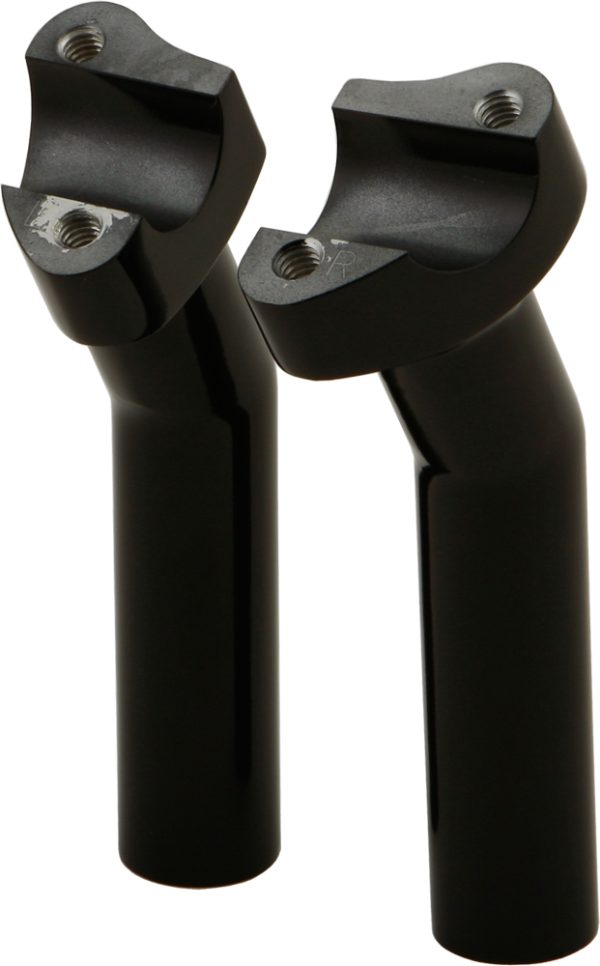 Forged Handlebar Riser, Forged Handlebar Riser Black Pullback 5.5&#8243; for 1&#8243; Bars | HARDDRIVE 191361139499 | 1 1/4&#8243; Stem Diameter | 1/2-13 Thread | Handlebar Riser, Knobtown Cycle