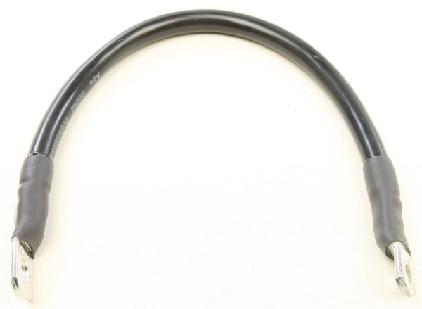 Battery Cable Clear 12", Battery Cable Clear 12&#8243; by ALL BALLS | 19.76 Gauge | 18.42 Length | Durable Battery Cables for Automotive Use | Ideal for Replacement and Repair | Battery Cables Category, Knobtown Cycle