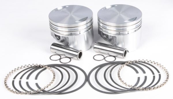 Cast Pistons, Cast Pistons Evo 80ci 8.6:1 .010 | KB PISTONS 800745060365 | Ideal for Air-Cooled Engines | Fits Various Harley Davidson Models | High Silicon Content | Thermal Barrier Properties | Low Thermal Expansion Rate | Tight Piston to Cylinder Wall Clearances, Knobtown Cycle