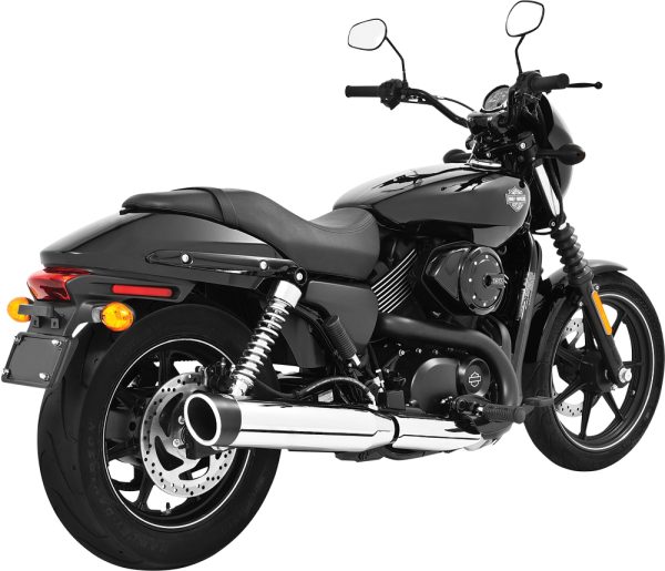 Liberty, Freedom Liberty Slip On 4&#8243; Chrome W/Black Tip Street Exhaust for Harley Davidson XG 500 750 &#8211; 210.47, Knobtown Cycle