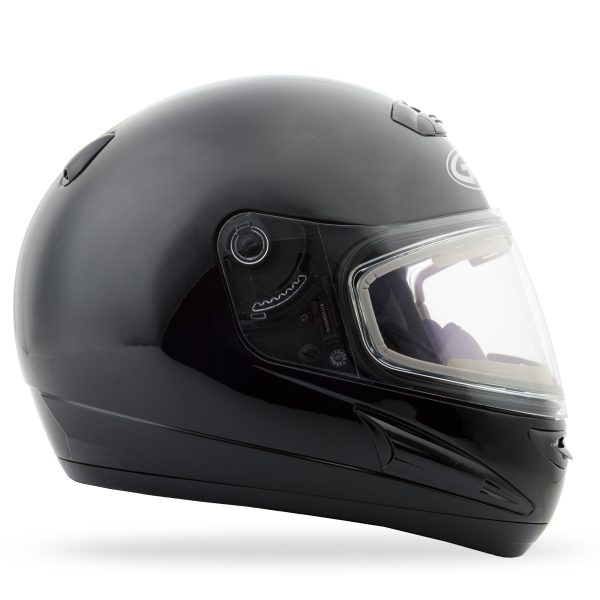 Gm 38s Full Face Snow Helmet W/Electric Shield Black Sm, GMAX GM38s Full Face Snow Helmet with Electric Shield Black Sm &#8211; Lightweight Poly Alloy Shell, Anti-Fog System, DOT Approved, Knobtown Cycle