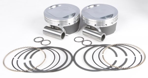 Forged Pistons, KB Pistons Forged Pistons Tc88 To 95ci 9.25:1 .010 for Harley Davidson FLH Electra Glide, FLST Softail, FXD Dyna Super Glide &#8211; 4032 Forged Alloy &#8211; Superior Crack Resistance &#8211; Street or Race Applications &#8211; Coated Skirts &#8211; 800745152404, Knobtown Cycle