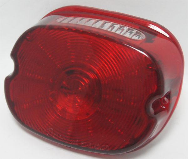 Laydown Taillight Assy, Laydown Taillight Assy 99 Up Red for Harley Davidson FLHR Road King, FLST Softail, FXD Dyna Super Glide &#8211; Low Profile Lens with Super Bright LEDs &#8211; Fits Various Models &#8211; HARDDRIVE &#8211; Taillights, Knobtown Cycle