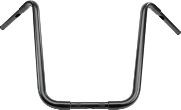 20 inch, 20&#8243; Satin Black Ape Hangers 1&#8243; Thru Clamp Tbw &#8211; HARDDRIVE Handlebars for &#8217;06-Up FXDWG, &#8217;08-13 FXDF, &#8217;06-13 FLSTF/B &#8211; Dimpled &#038; Drilled &#8211; Gloss Black/Chrome Finish &#8211; Not for Throttle By Wire Models, Knobtown Cycle