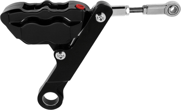 Brake Kit, High Performance 4 Piston Front Brake Kit FLSTS Black &#8211; Upgrade Your Motorcycle&#8217;s Braking Power!, Knobtown Cycle