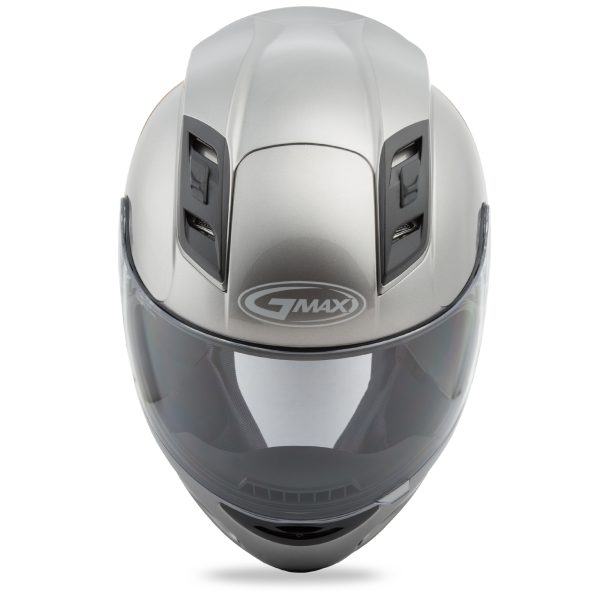 Gm 69 Full Face Helmet Titanium 2x, GMAX GM-69 Full Face Helmet Titanium 2x | Lightweight Poly Alloy Shell, Coolmax Interior, DOT Approved | Dark Smoke Face Shield &#038; Deluxe Bag Included, Knobtown Cycle