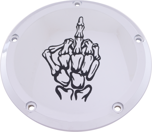 7 M8 Flt/Flh, Custom Engraving LTD 7 M8 Flt/Flh Derby Cover Bone Finger Chrome with Custom Engraving | 175.38 | CNC Machined | Made in USA | Fits 2015-2022 Harley Davidson Models, Knobtown Cycle