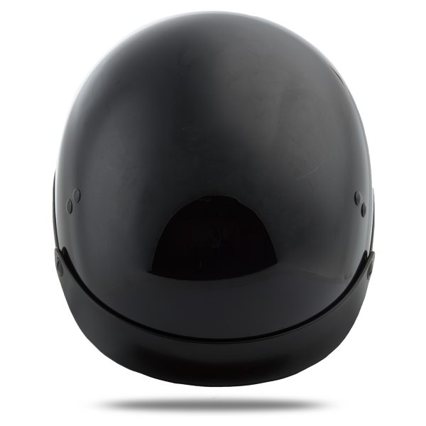 Hh 65 Half Helmet Full Dressed Black Sm, GMAX HH-65 Half Helmet Full Dressed Black Sm | DOT Approved, COOLMAX Interior, Dual Density EPS | Intercom Compatible | 191361037481, Knobtown Cycle
