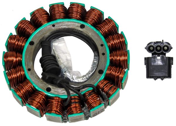 Stator, Stator 40 Amp Compu Fire 3 Phase System Twin Cam for Harley Davidson FLHR Road King, FLHT Electra Glide, FXD Dyna Super Glide, and More &#8211; 694342547998, Knobtown Cycle